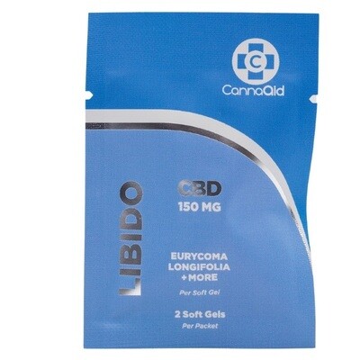 CannaAid Libido 2pc Soft Gels 150mg CBD
