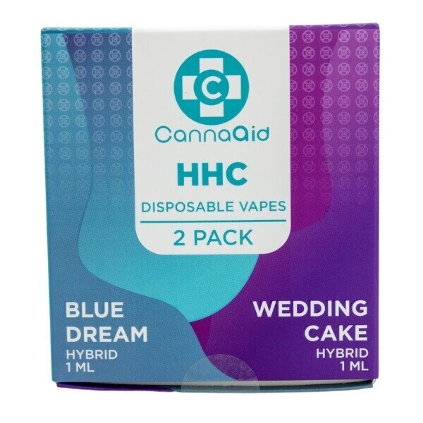 DISP - CannaAid HHC 2pk Wedding Cake/ Blue Dream 