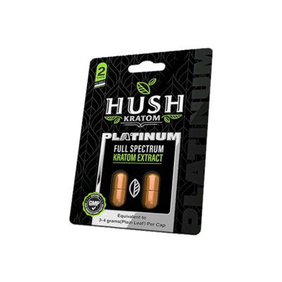 Hush Platinum 2ct Kratom Pills