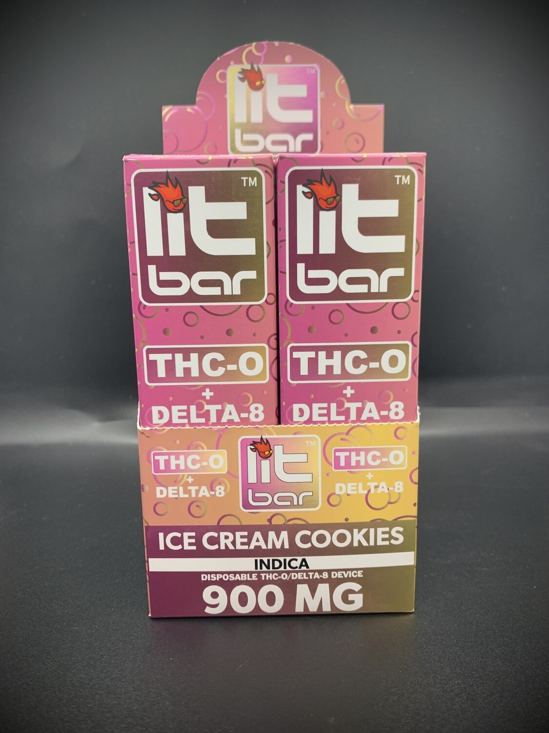 Stay Lit Bar Ice Cream Cookies THCO Disposable