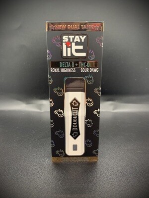 Stay Lit Royal Highness/Sour Dawg Delta8/THCO Disposable 