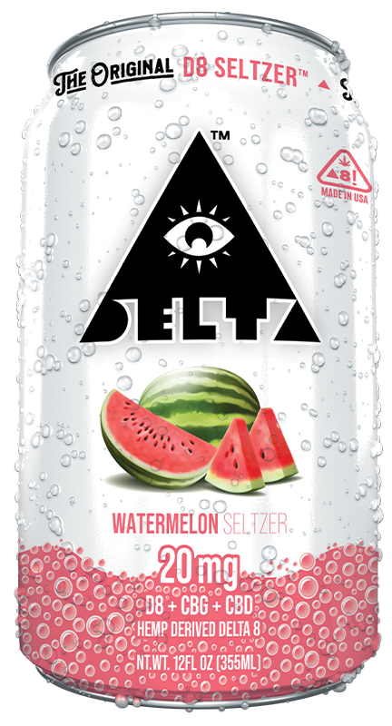 D8 Seltzer Watermelon 20mg 12fl oz Drink