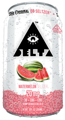 D8 Seltzer Watermelon 20mg 12fl oz Drink