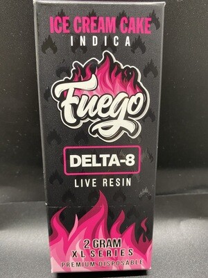 DISP - Fuego Live Resin Delta 8 Ice Cream Cake 2g
