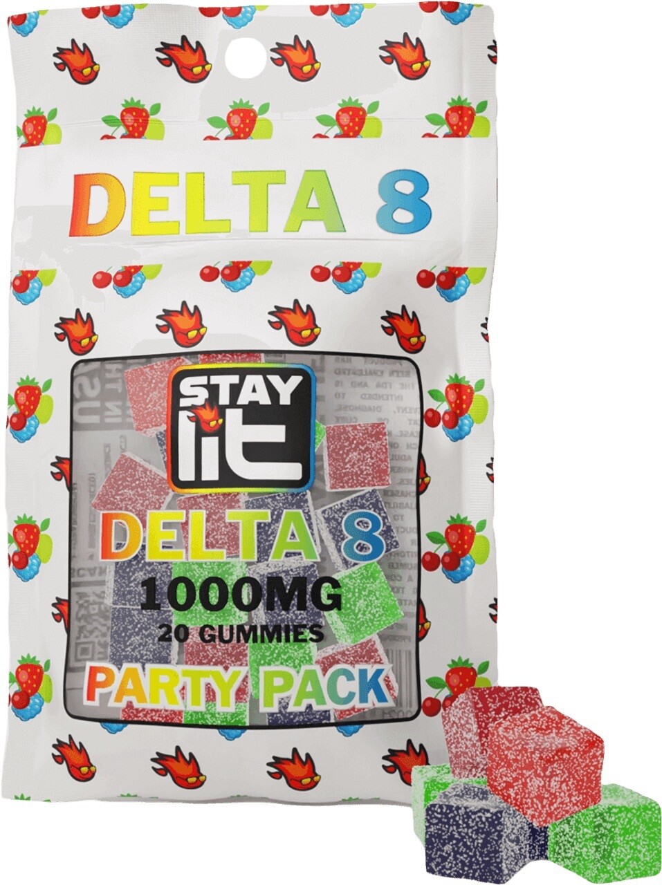 Stay Lit Chews Delta 8 Party Pack 1000mg Edible