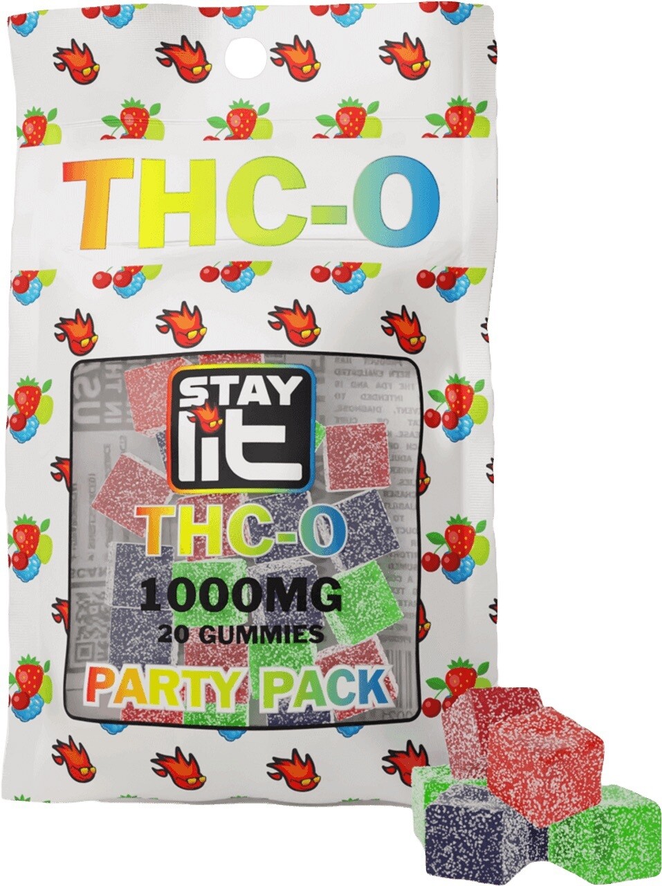 Stay Lit Chews THC-O Party Pack 1000mg Edible