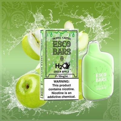 NIC - Esco Bars Water Base 6000 Puffs Green Apple