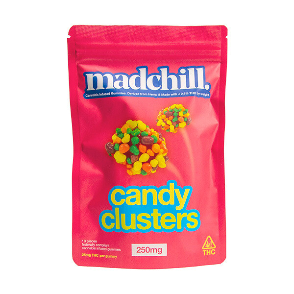 Madchill Delta 8 250mg Candy Clusters Edible