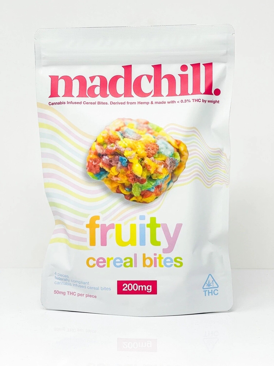 Madchill Delta 8 200mg Fruity Cereal Bites Edible