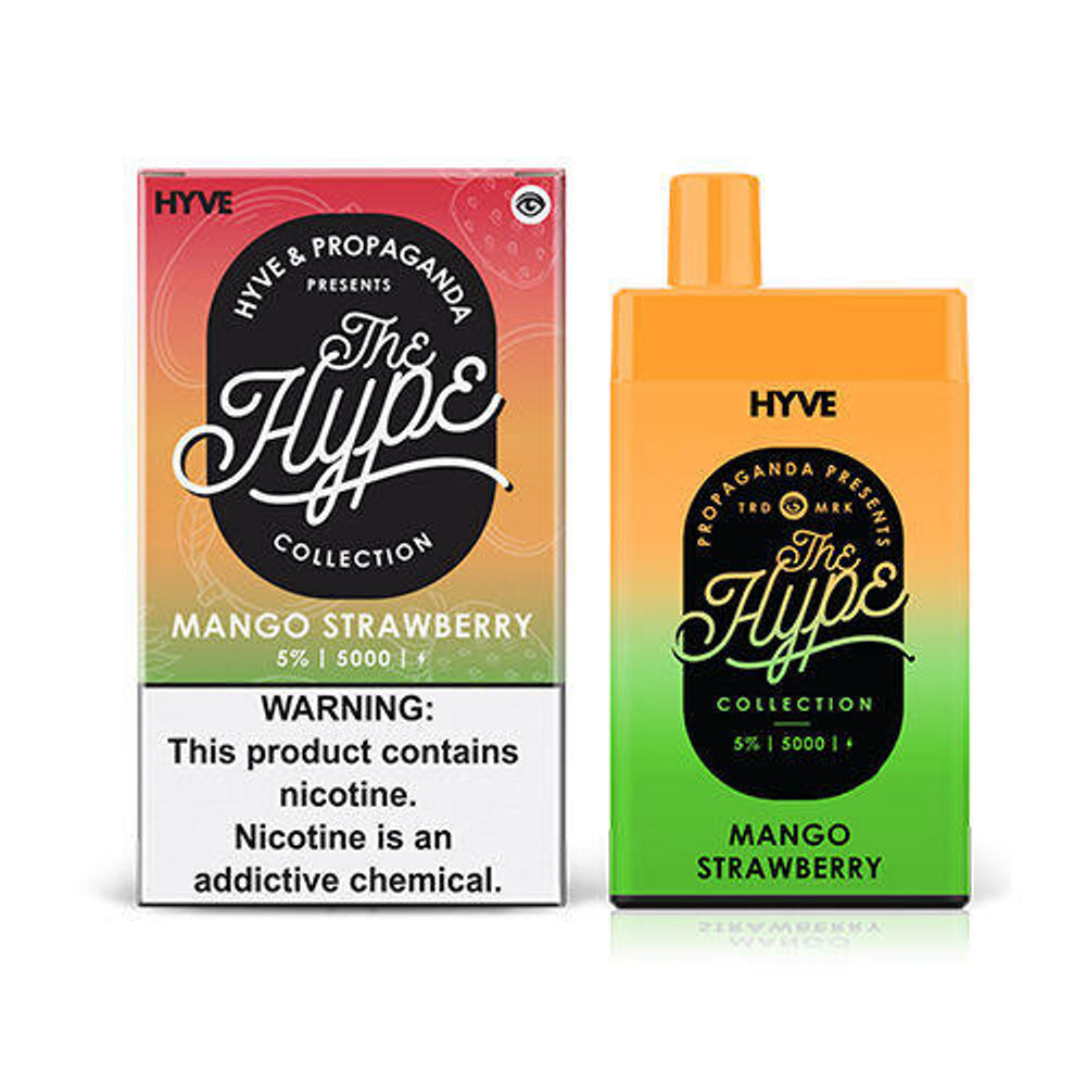 NIC - Hyve x The  Hype Mango Strawberry 5000 puffs