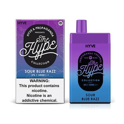 NIC - Hyve x The  Hype Sour Blue Razz5000 puffs