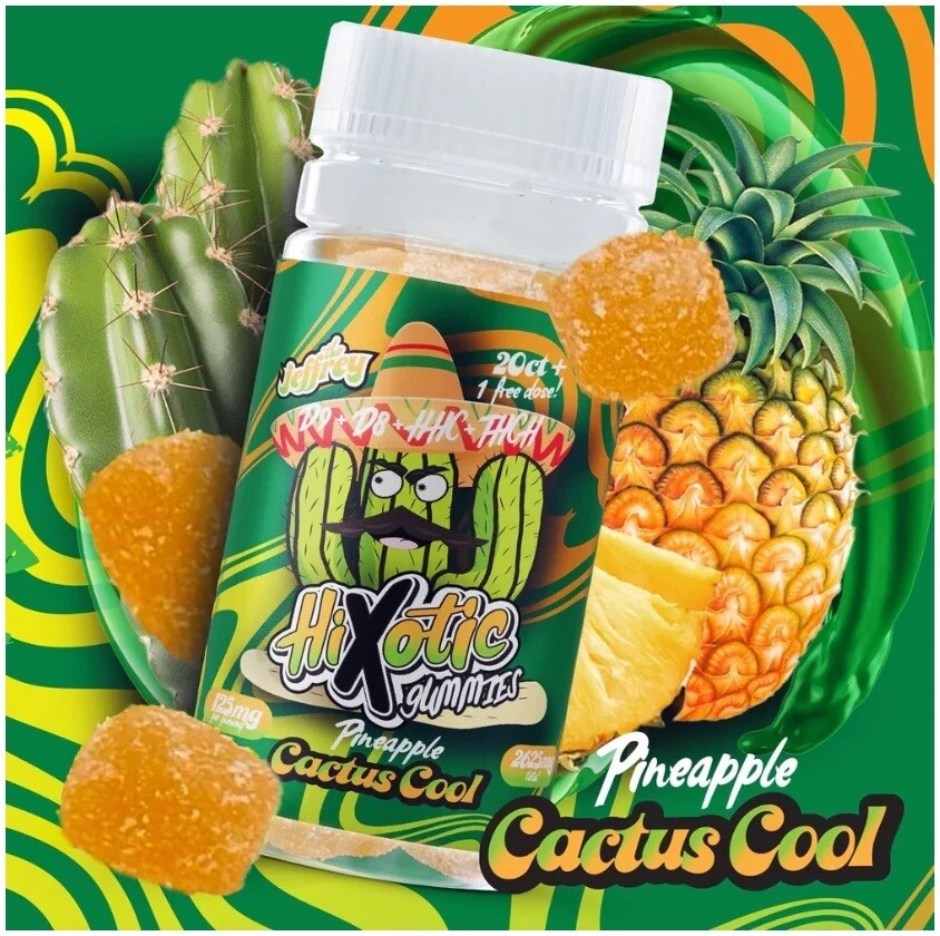 Hixotic Pineapple Cactus Cool D8/D9/HHC/THCH 2625mg Edible
