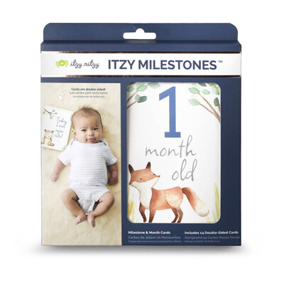 Woodland Itzy Moments- Double-Sided Milestone Cards
