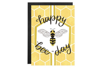 Happy Bee Day- Birthday Card