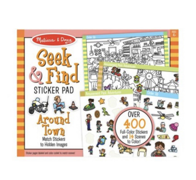 Seek &amp; Find Sticker Pad - Around Town