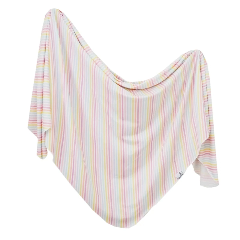Copper Pearl &quot;Lucky&quot; Knit Swaddle Blanket