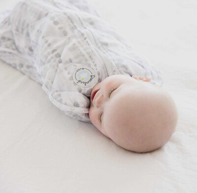 Dream Weighted Swaddle- Pebble Grey