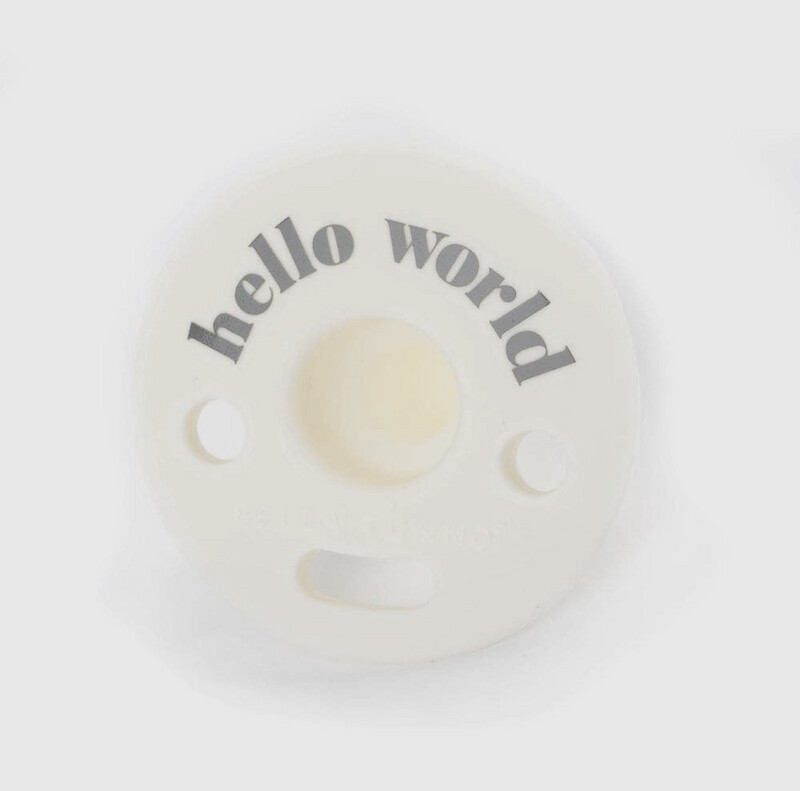 Hello World Bubbi Pacifier