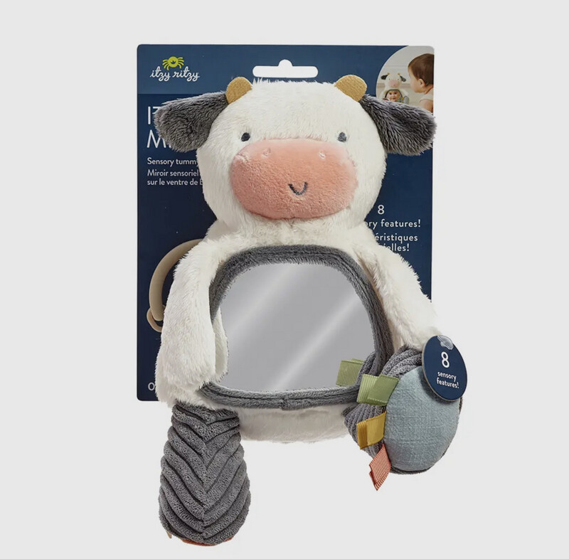 Itzy Bitzy Tummy Time Mirror - Cow