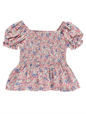 Eleanor Blouse- Pink Floral