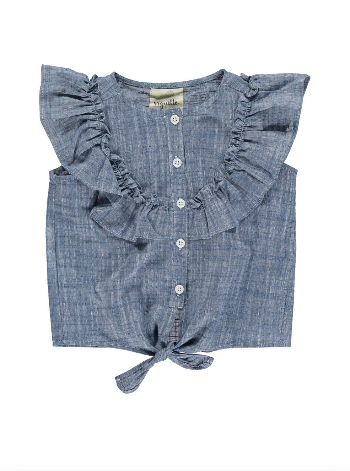 Luna Top- Chambray