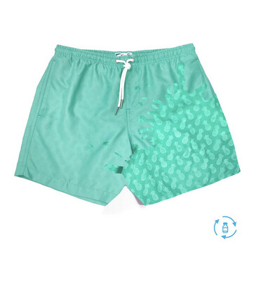 Bermies Green to Pineapple *Dad &amp; Boy* Swim Trunks (Adult Sizes Too!)