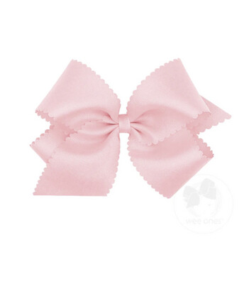 Wee Ones KING Scallop Edge Hairbow