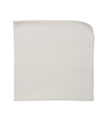 Love Lines Pointelle Baby Blanket- Ivory
