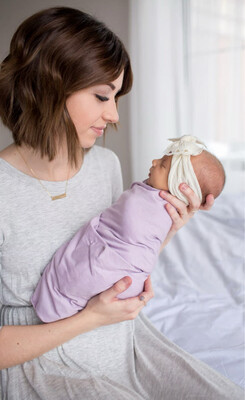 Copper Pearl &quot;Lily&quot; Swaddle Blanket