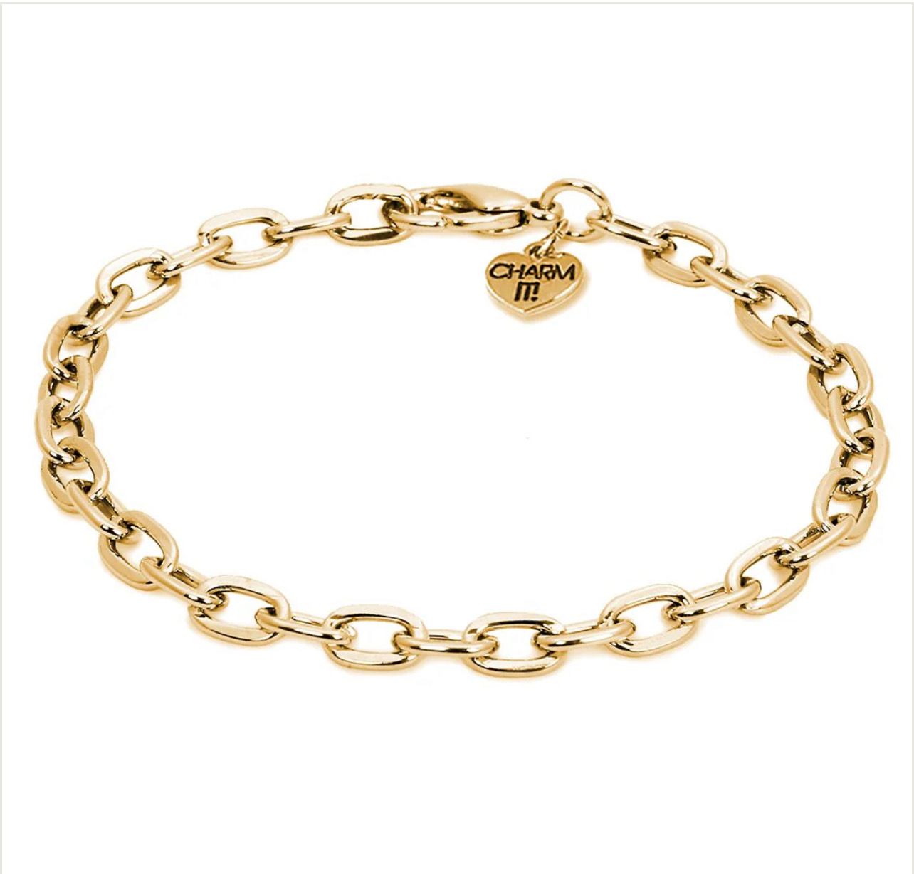 Charm It! Gold Chain Bracelet