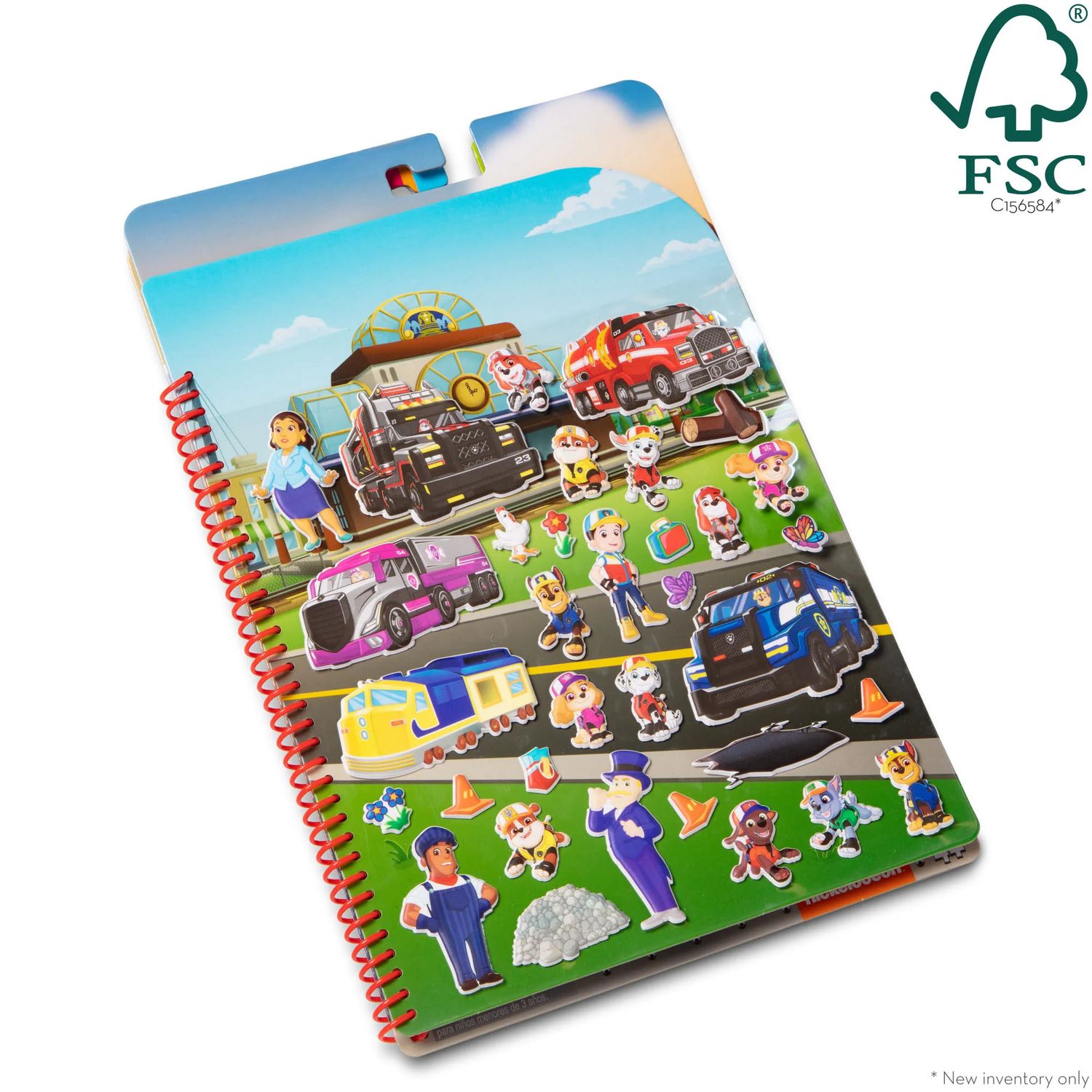 PAW Patrol Restickable Puffy Stickers - Big Pup Trucks