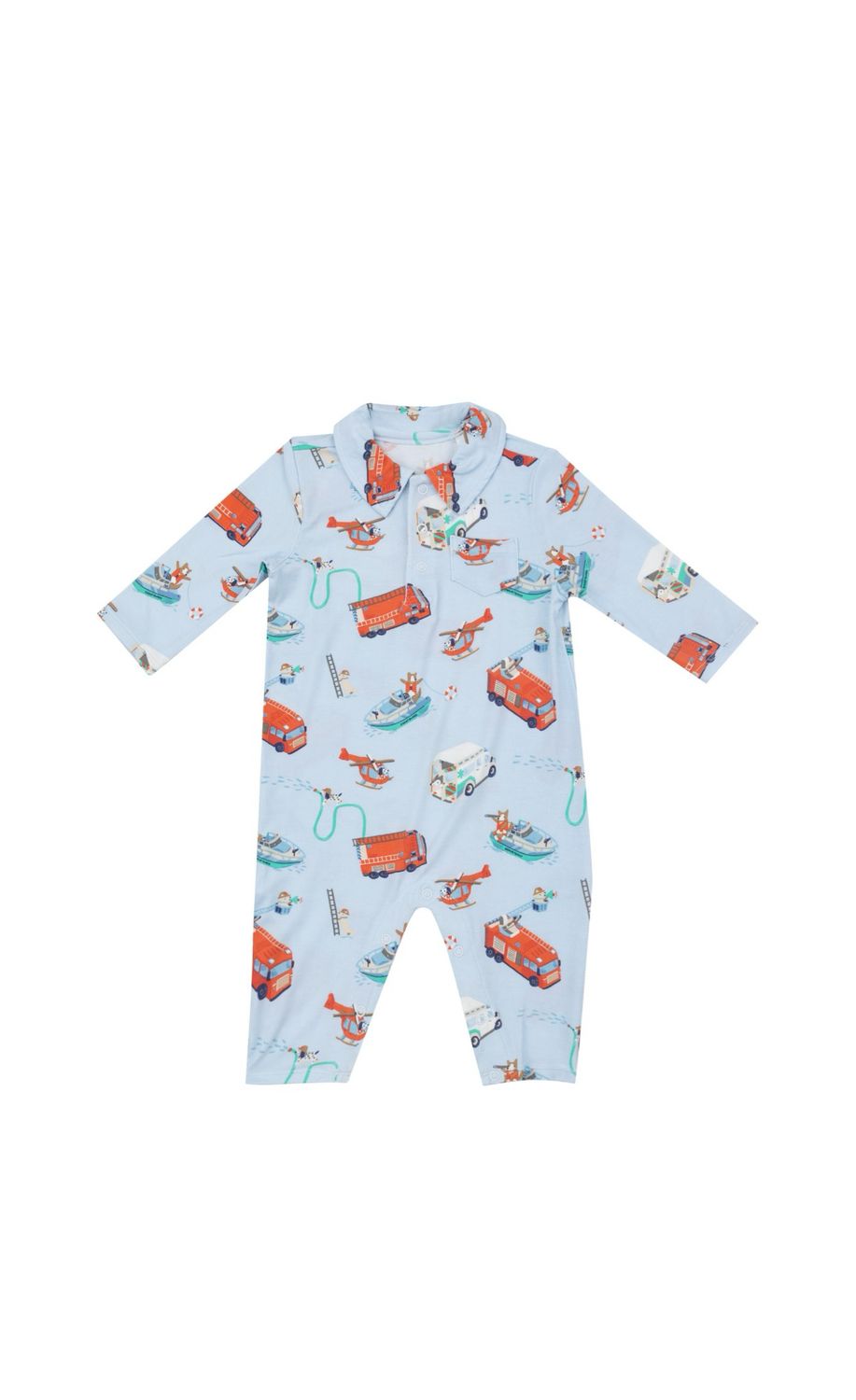 Rescue Vehicle Dogs Polo Romper