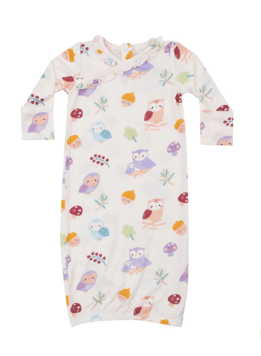 Cute Owls Kimono Gown