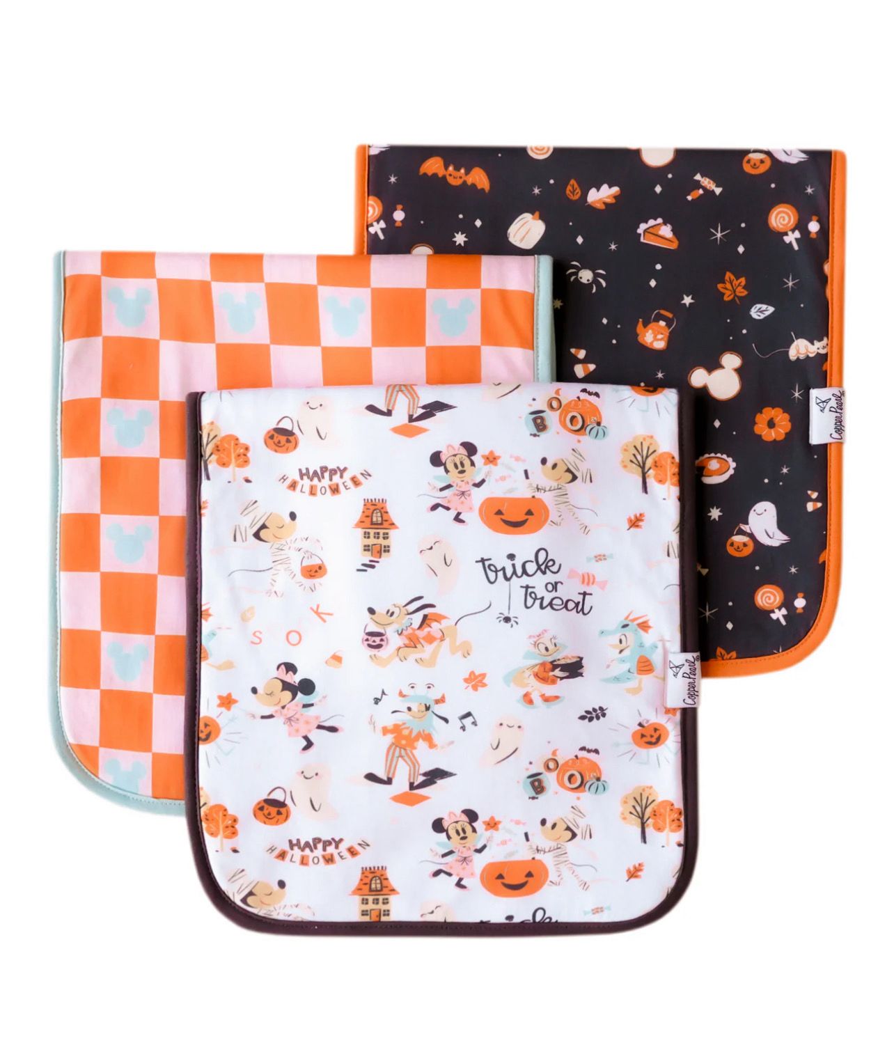 Mickey Mouse&#39;s Boo Bash Burp Cloth Set
