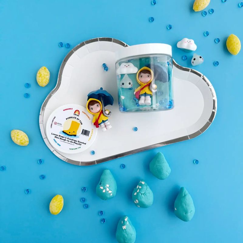 Puddles of Fun Mini Dough-To-Go Play Kit