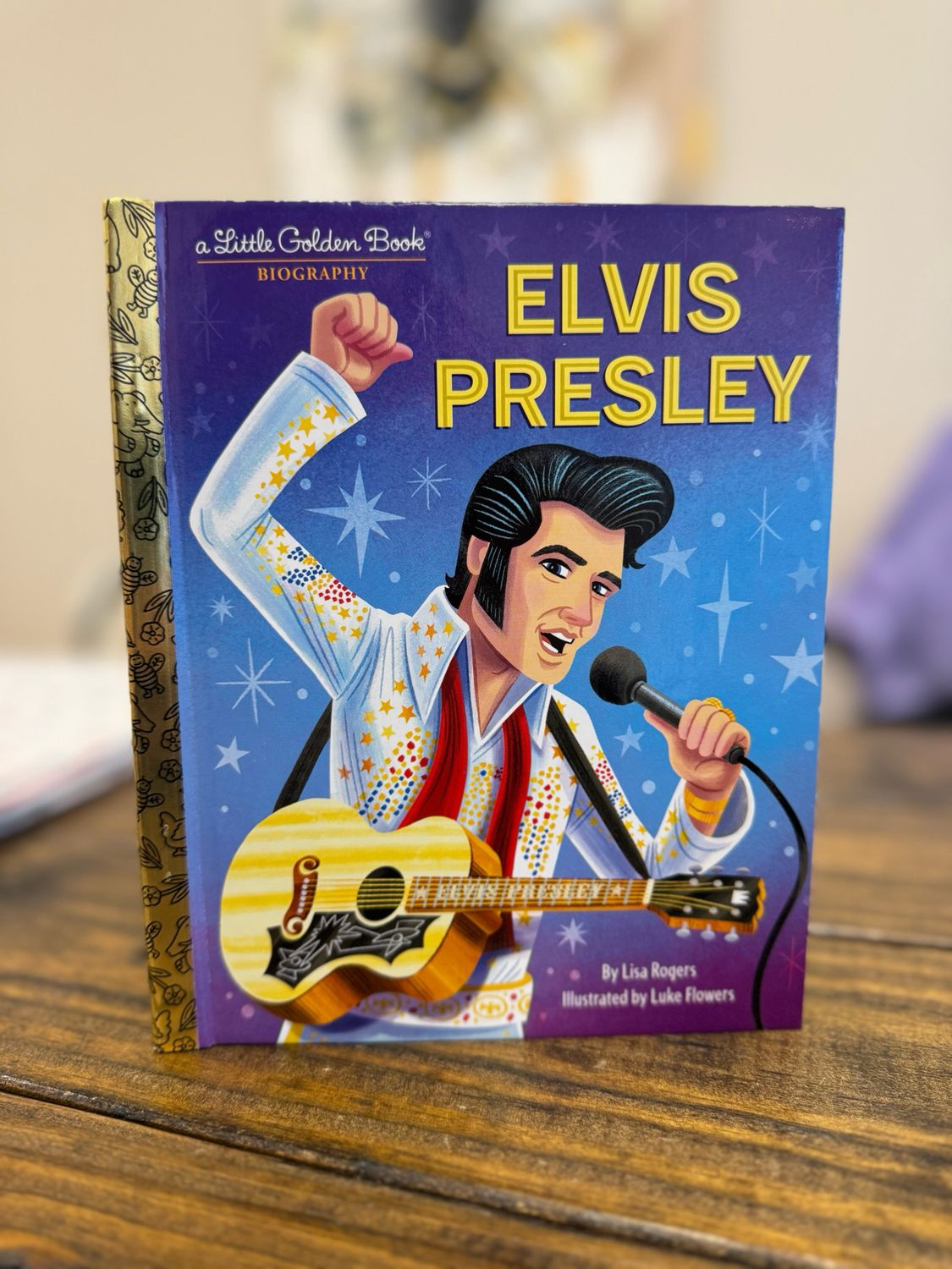 Elvis Presley: A Little Golden Book Biography - by Lisa Jean Rogers (Hardcover)
