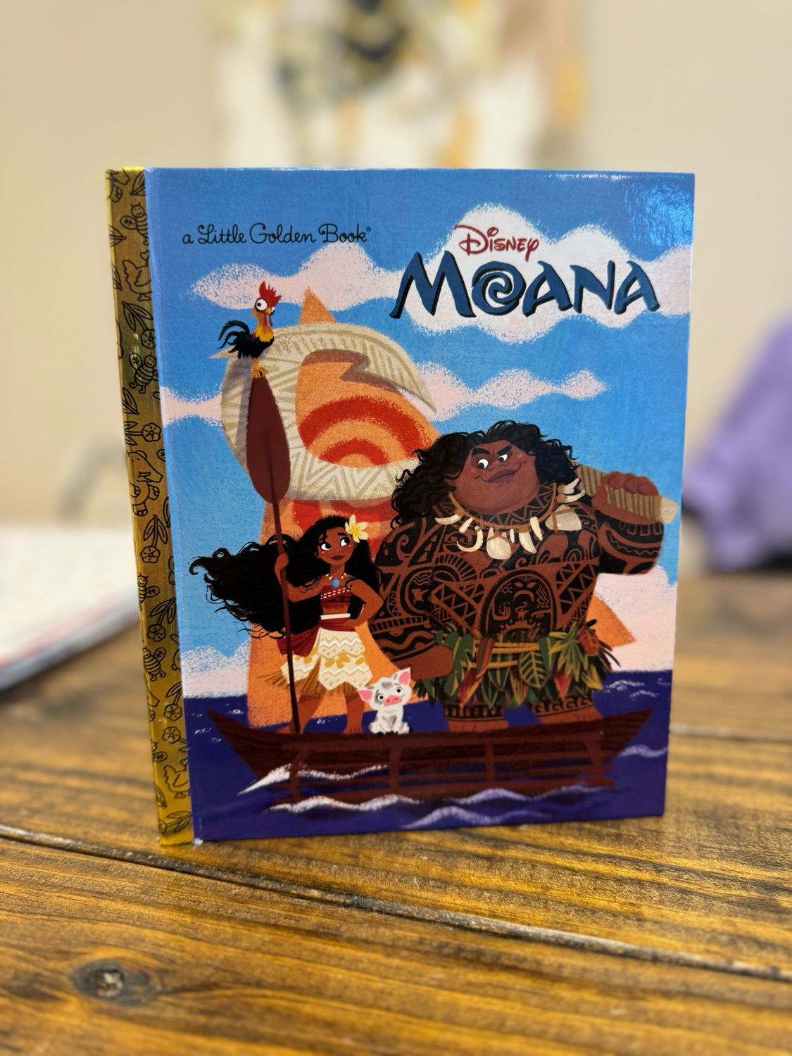 Moana Little Golden Book (Disney Moana) by Laura Hitchcock