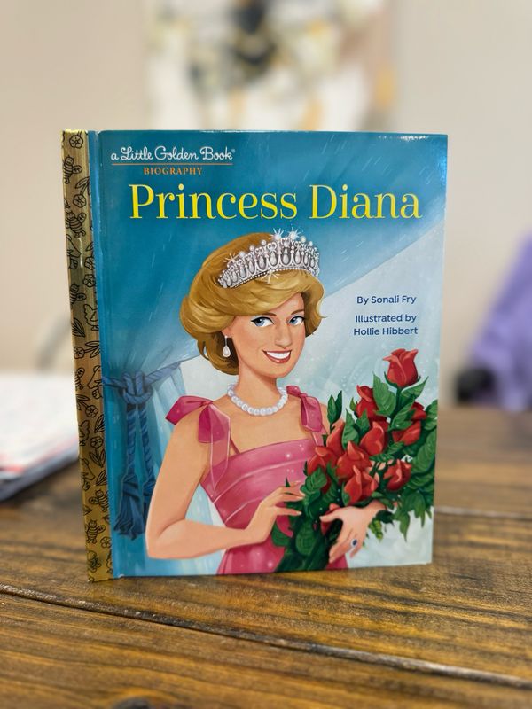 Princess Diana: A Little Golden Book Biography - by Sonali Fry (Hardcover)