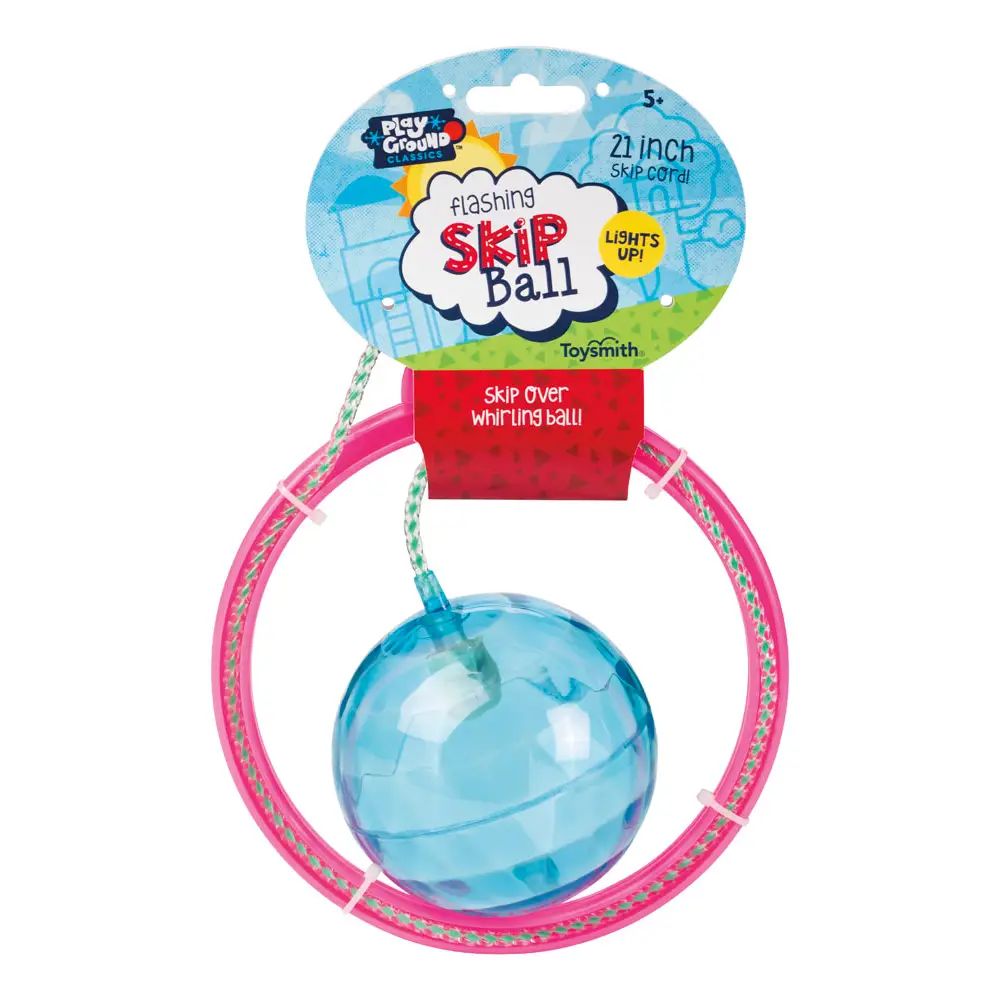 Playground Classics Flashing Skip Ball, Skip and Hop