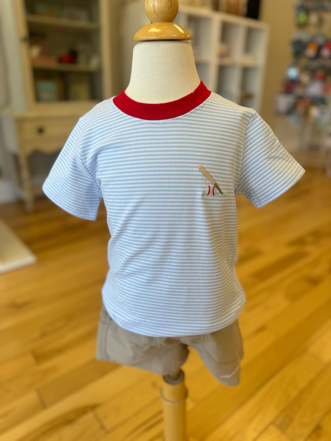 Baseball Embroidered Boys T-shirt