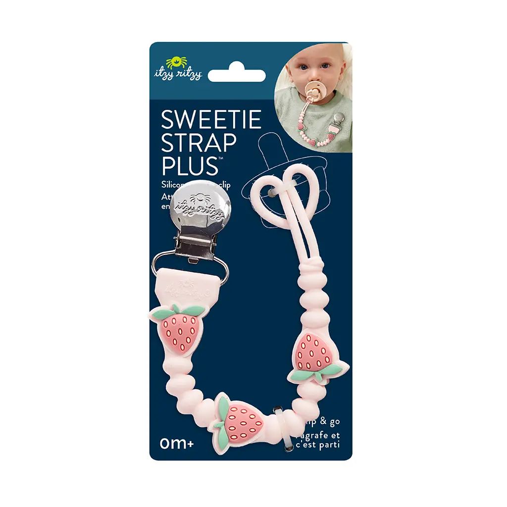 Itzy Ritzy Sweetie Strap Plus- Strawberry
