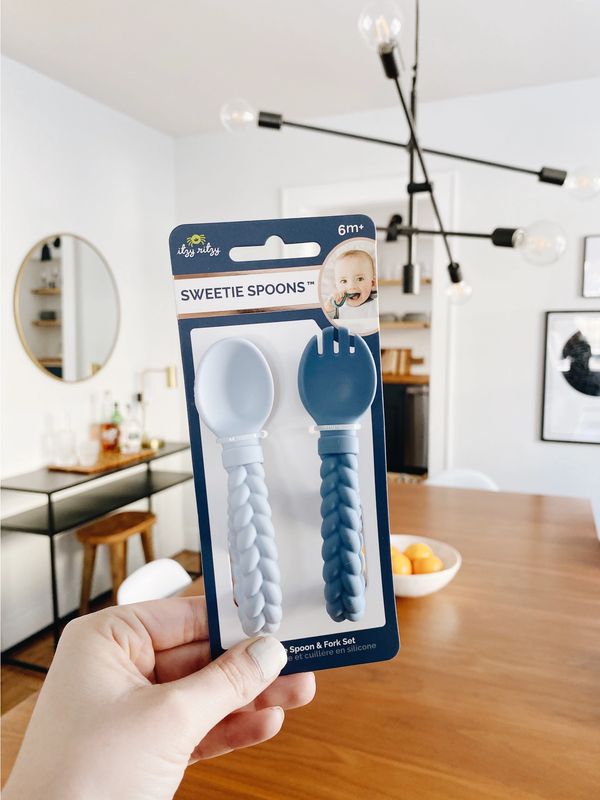 Sweetie Spoons™ Spoon + Fork Set- Blue