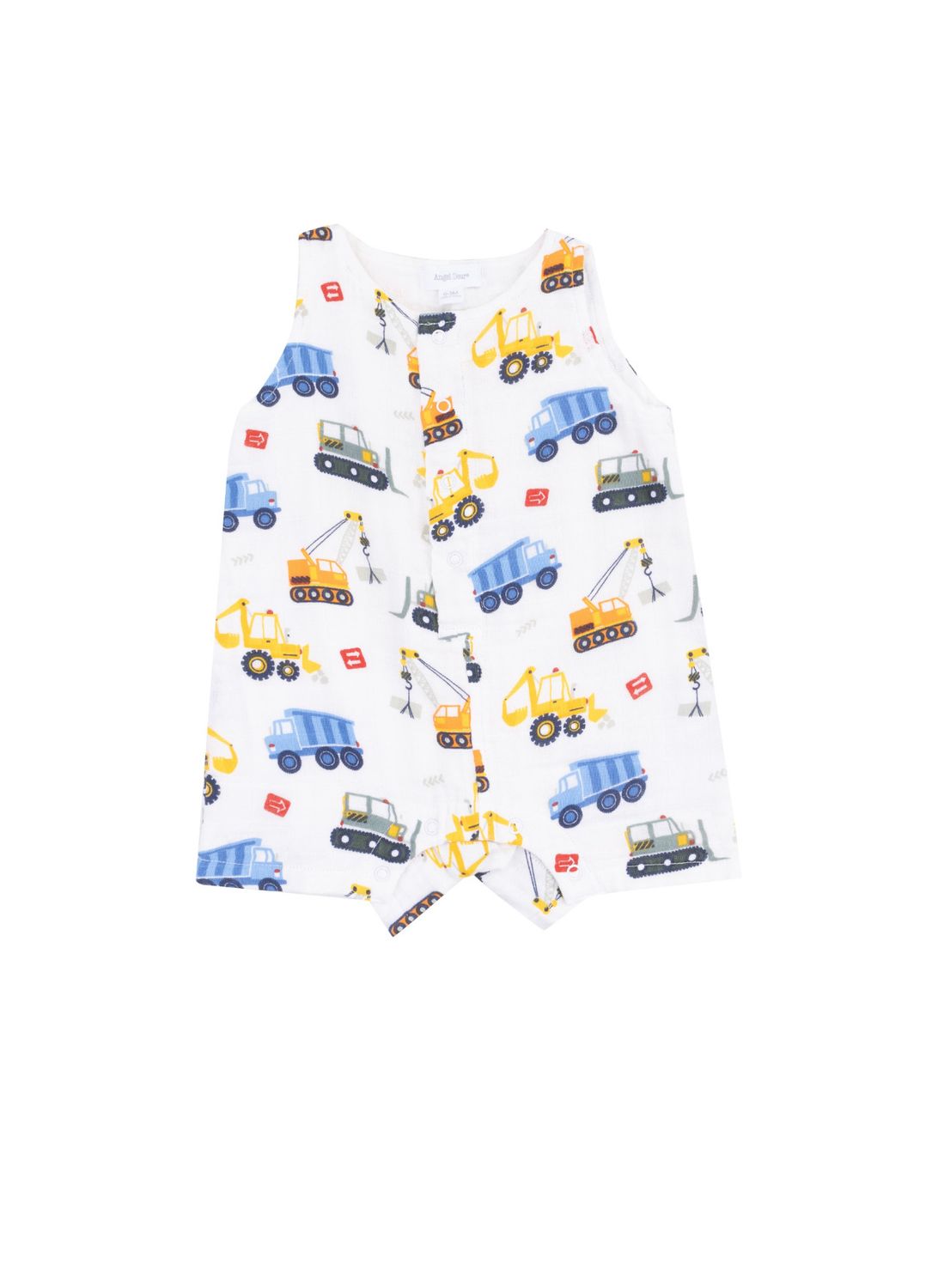 Cool Construction Sleeveless Shortie Romper