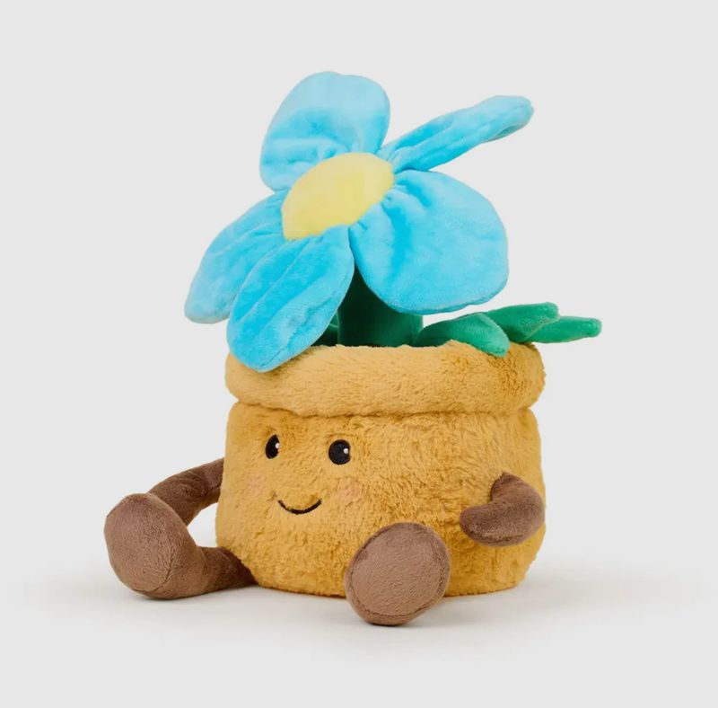 Blue Flower Pot Warmies