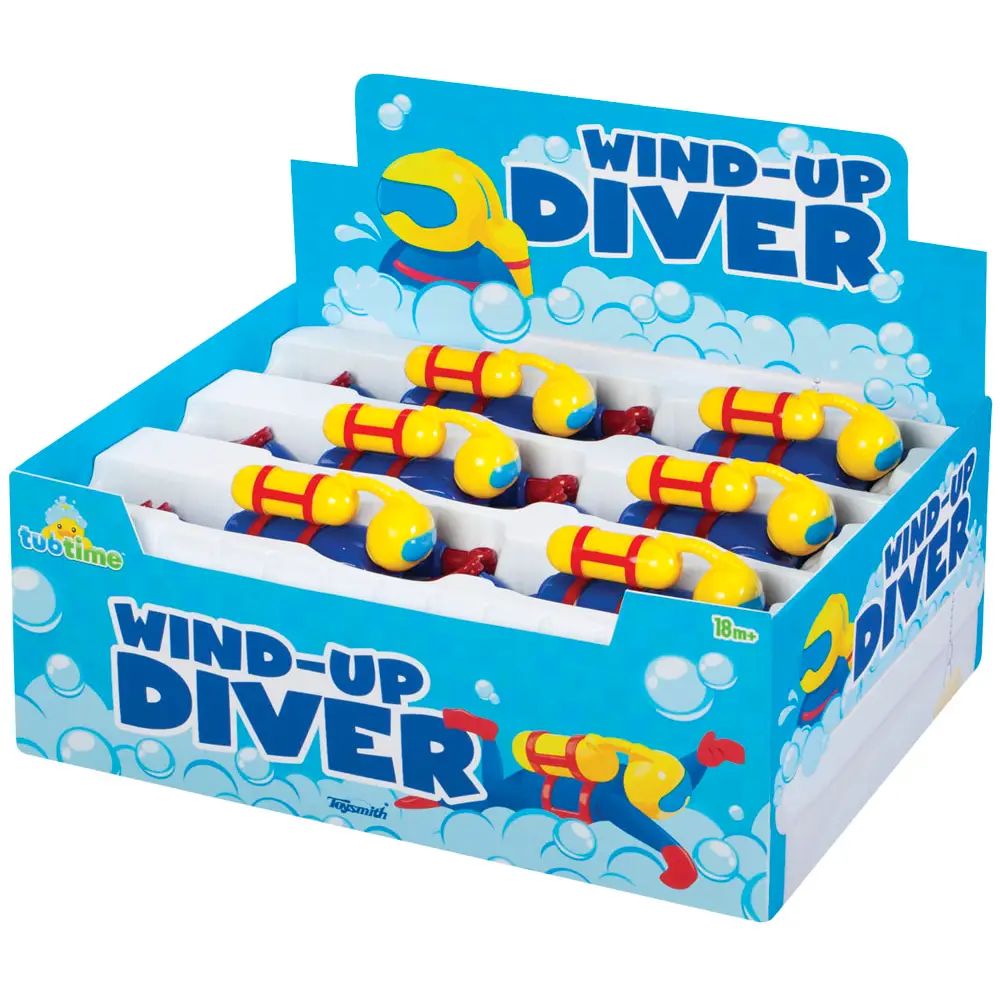 Wind Up Diver Water Toy