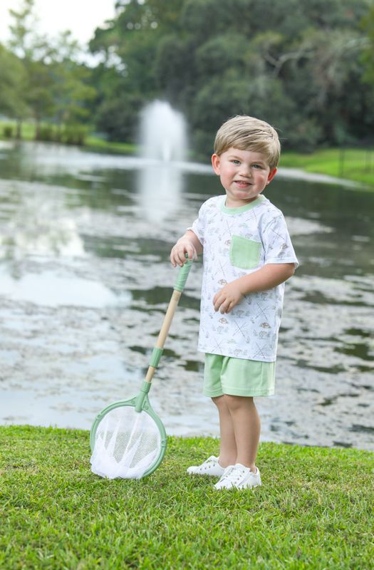 Gone Fishin&#39; Pocket Short Set