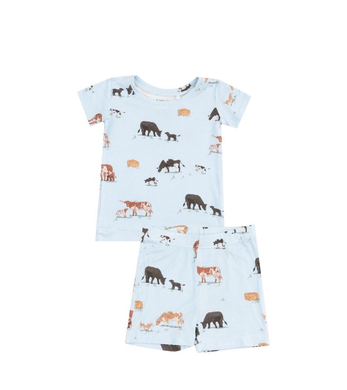 Cow Families Bamboo PJ Set