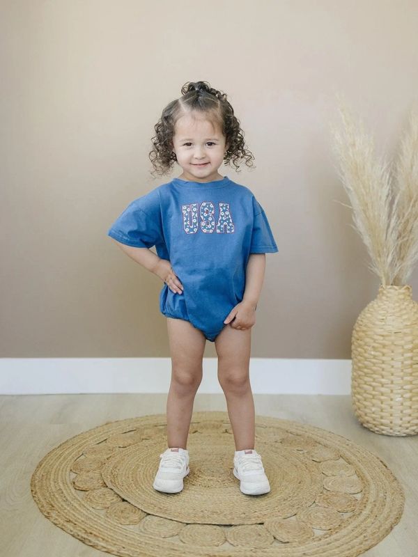 USA Daisy T-Shirt Romper