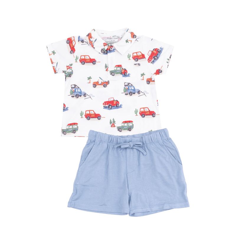 Off Road Adventure Polo Shirt &amp; Short Set