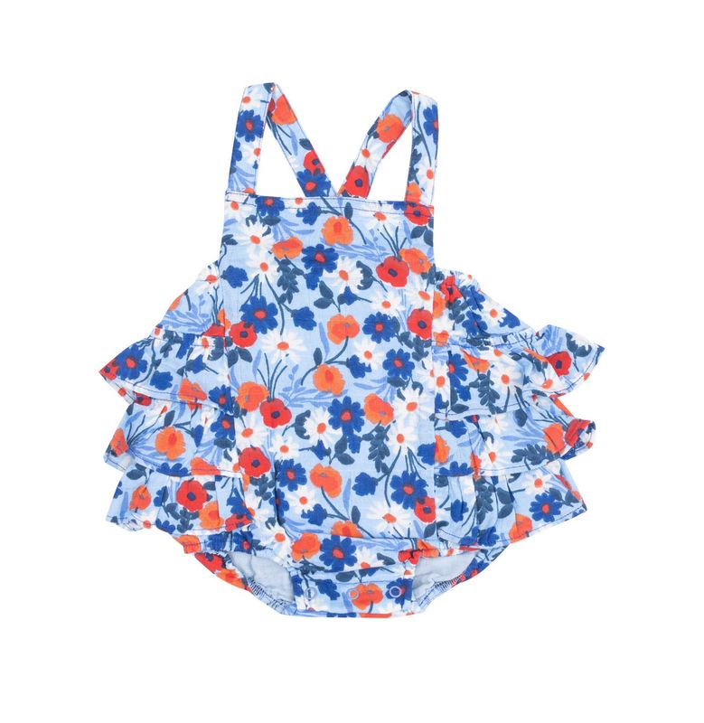 Poppy Days Ruffle Sunsuit